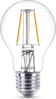 Produktbild von Philips LED E27 4.3W 470LM 2700K LED-Lampe, Birnenform, Sockel E27, 4,3 Watt, Warmweiß, 2700 K,