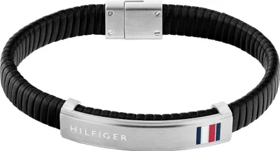 Obrázek produktu pro Tommy Hilfiger - 2790349 - Náramek - pánský - kožený - černý - 210 mm