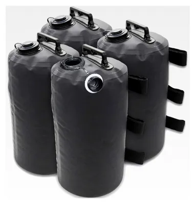 Produktbild von Wassergewichte 15 Liter für Pavillonzelte zur Beschwerung von Faltpavillons, befüllbar mit Wasser oder Sand, universelle Pavillonstandfüße für Gartenzelte