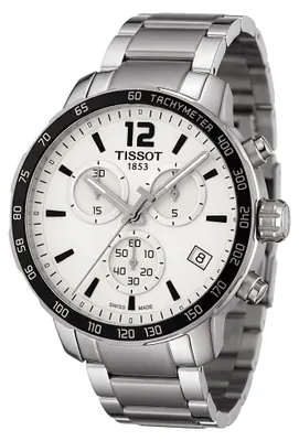Productafbeelding van Tissot Quickster Chronograaf herenhorloge, zilver, modelnummer T095.417.11.037.00
