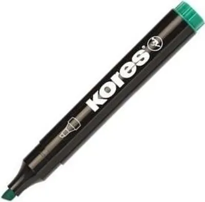 Obrázek produktu pro Kores M20955, Zelená, Rozšířený hrot, Černá, Zelená, Bílá, 3 mm, 5 mm, 1 kusů