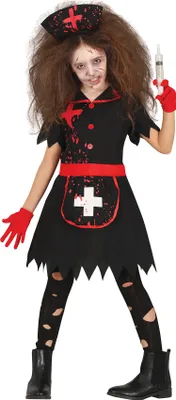 Produktbild von Halloween Krankenschwester Unheimlich Blutige Nacht Spuk Arzt Gruseliges Kostüm Kinder Rollenspiel Halloween Horror Szenario Schaurige Details Zombie Accessoire Arztdoktor, Größe: 128/134 Farbe: Rot