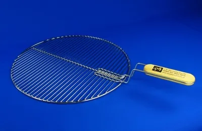 Produktbild von Edelstahl Rost Grillrost rund Ø 44,5 cm mit Griff