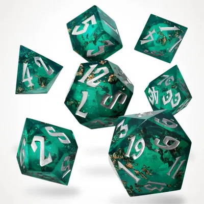 Produktbild von Waldbrunnen: Flüssigkeitskern-Würfelset für Rollenspiele