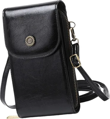 Produktbild von INF RFID-blockierende Handytasche für Damen Schwarz