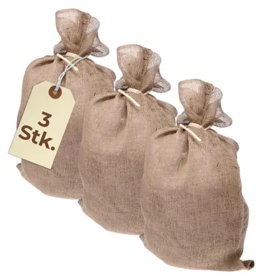 Produktbild von Jutesack Kartoffelsack Pflanzsack 85x50 cm Winterschutz für Kübelpflanzen Jute Säcke Nuss Sack Apfelsack Pflanzenschutz Frostschutz Pflanzen 3 Stück