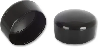 Produktbild von Rohrkappen rund 60 mm schwarz VE 10 fix-o-moll
