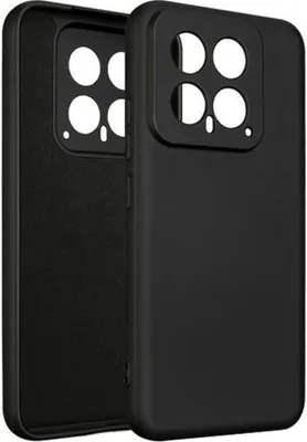 Produktbild von Beline Case Silikon Xiaomi 14 schwarz/schwarz Schutzhülle