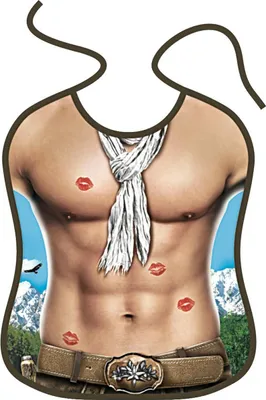 Erwachsenen Latz Alpen Dandy Partygag Geburtstag Geschenk JGA Herren witzige Geschenkidee Vatertag