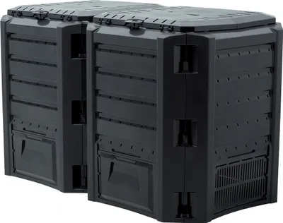 Produktbild von Prosperplast Komposter 800L Schwarz Modul 2-Segmente 1350 X 719 X 826Mm