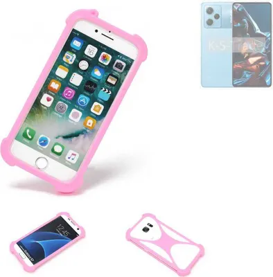 Produktbild von K-S-Trade Handy Hülle kompatibel mit POCO X5 Pro 5G Schutz Hülle Bumper Silikon Schutz Hülle Cover Case Silikoncase Silikonbumper TPU Softcase