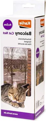 Obrázok produktu pre Priehľadná ochranná sieť pre mačky, dĺžka 4 m, šírka 3 m