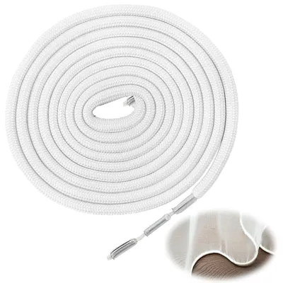 Bleigewichtband 10 m, 50 g/m, für Vorhänge & Netze, Weiß