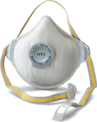 Obrázok produktu pre Atemschutzmaske AIR 350501 FFP3/V NR m.Ausatemventil 5St./KT MOLDEX