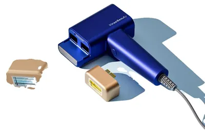 Produktbild von Haarentfernungsgerät, schmerzarme Kühltechnologie, hohe Blitzgeschwindigkeit, HRSRACFA, EU-Stecker-b