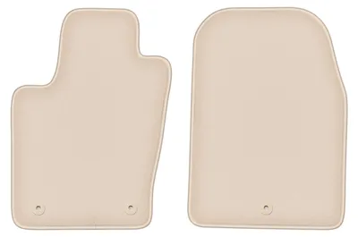 Produktbild von DURBAN Beige Velours-Fußmatten vorne für Dodge Durango III Geländewagen (2010-)