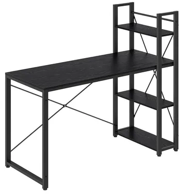 Obrázek produktu pro Počítačový stůl LWD049B56V1, 137,2 x 60 x 118,7 cm, černý
