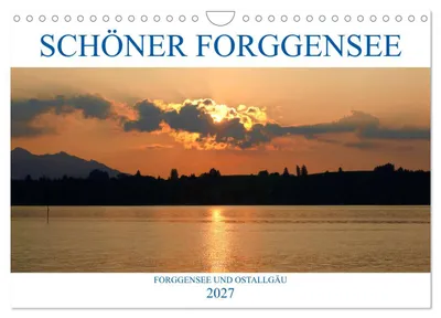 Produktbild von Schöner Forggensee (Wandkalender 2027 DIN A4 quer), CALVENDO Monatskalender