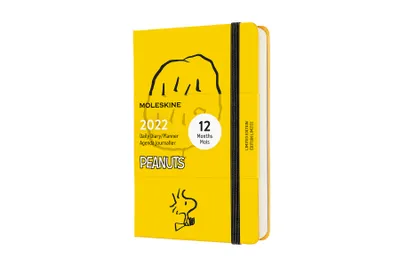 Obrázek produktu pro Moleskine, deník na 12 měsíců, formát A6, design "Peanuts", žlutá barva, měkká vazba