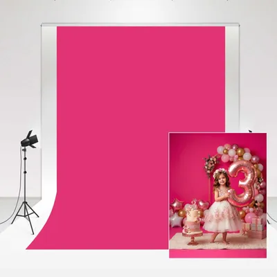 Immagine prodotto di Solidchoice - Sfondo fotografico rosa per bambini, dimensioni 1,5 x 2,2 metri