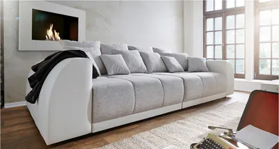 Immagine prodotto di Divano 310 cm, divani imbottiti, 5 posti, divani grandi per soggiorno, stile moderno