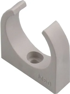 Produktbild von Klemmschellen Rohrschellen Druckschelle Quickschellen Clippschelle M16-M50 grau, Rohrschelle:M50, Stückzahl:50