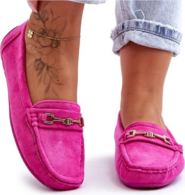 Produktbild von Damen Klassische Velours Mokassins Rosa Corinell 37