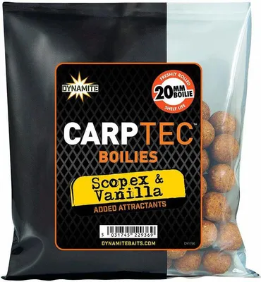 Produktbild von Dynamite Baits Carptec Boilies 300 g Scopex & Vanilla 20 mm