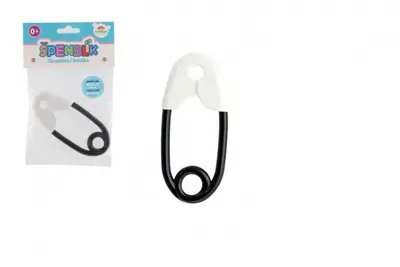 Obrázok produktu pre Hrkálka plastová 12cm biela a čierna 12x19cm 0+