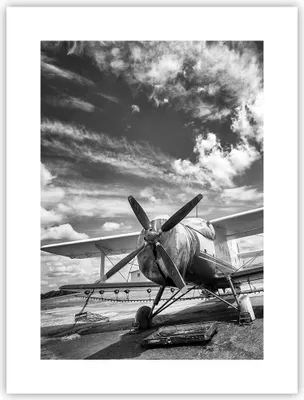 Produktbild von Poster - Poster ohne Rahmen - An-2 Flugzeug Schwarzweiß - 30x40 cm - Wand Bild - Wanddeko - Wandbilder - Kunstposter - Wandposter - Bilder - Kunstdruck - Wanddekoration - Wandbild - P2XPA30x40-4228