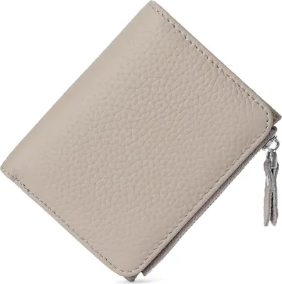 Zdjęcie produktu dla SENDEFN Portfel damski Mały skórzany zamek błyskawiczny z ochroną RFID Khaki