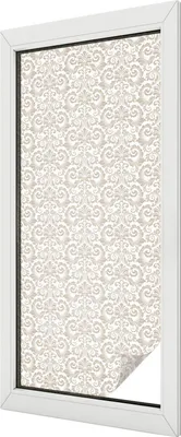 Obrázek produktu pro Vitrážová fólie na okno - 116x50 cm - vitrážový vzor - neprůhledná dekorativní fólie pro ochranu soukromí - samolepicí, UV ochrana - dekorativní elegance