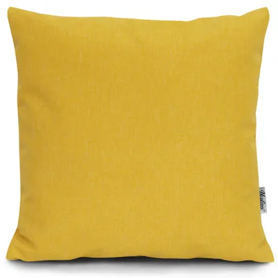 Produktbild von Herlag Outdoor Dekokissen Sunny mit Füllung Wetterfest für Garten und Terrasse in 40x40cm UV-Beständig Senfgelb
