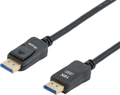 Produktbild von Equip DisplayPort 2.1 Kabel, 3,0m, 16K/60Hz, 40Gbps, 3 m, DisplayPort, DisplayPort, Männlich, Männlich, 15360 x 8640 Pixel