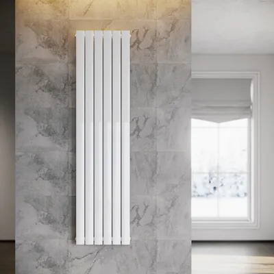 Obrázok produktu pre SONNI Panelový radiátor, vertikálny, dvojvrstvový, biely, 1800 × 465 mm, bez vykurovacieho telesa