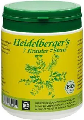 Obrázek produktu pro Heidelbergers 7 bylinek Star v bio kvalitě v prášku 250 g