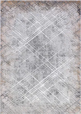 Produktbild von Kurzflor Abstrakt Teppich - Mazovia Beige, Grau Teppich für Wohnzimmer, Schlafzimmer gut für Fußbodenheizung - 160x230 cm