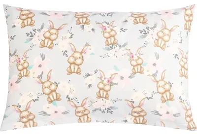 Immagine prodotto di Federa in cotone - 40x60 cm - Grigio,Marrone,Rosa