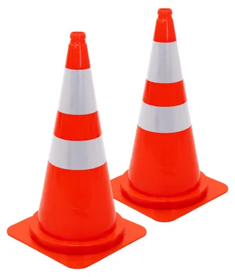 Zdjęcie produktu dla ECD Niemcy: 2 sztuki pylonów, 75 cm; znaki drogowe, stożki drogowe, pylonki, elementy odblaskowe, znaki ostrzegawcze, pylonki kierunkowe, bariery drogowe, znaki ostrzegawcze