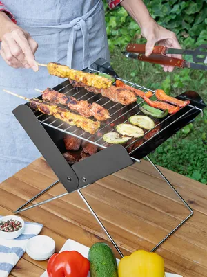 Obrázok produktu pre Prenosný skladací mini gril InnovaGoods, 3493