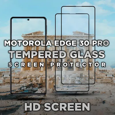 Zdjęcie produktu dla 2-pak Motorola EDGE 30 Pro Szkło ochronne na ekran - Szkło hartowane 9H - Super jakość 3D