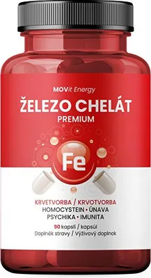 Obrázek produktu pro Železo Chelát Premium 90 kapslí