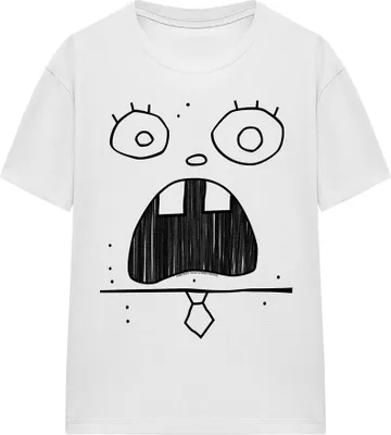 Produktbild von SpongeBob SquarePants - "Doogle" T-Shirt für Herren/Damen Uni TV16015 (L) (Weiß)