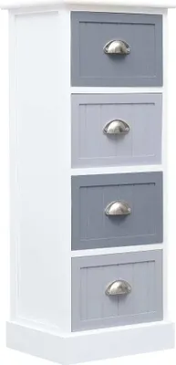 Immagine prodotto di Maison Exclusive - Comodino 35x30x90 cm in legno massello di paulownia