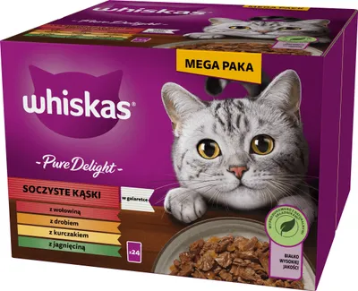 Produktbild von Whiskas 85gx24x2 PureDelight Kl. R.i.G.