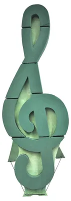 Produktbild von OASIS® BIOLINE® Notenschlüssel, 103 × 40 × 6,5 cm
