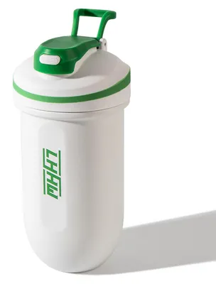 Produktbild von Protein-Shaker aus Edelstahl, 500 ml, auslaufsicher und BPA-frei