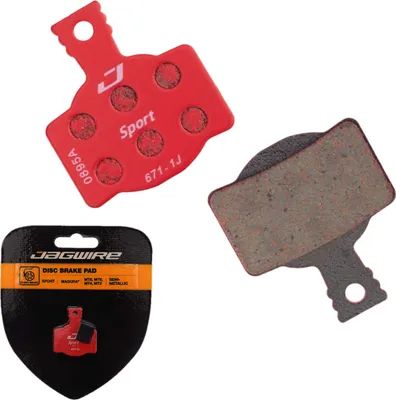 Produktbild von Jagwire DCA087, Fahrradbremsbelag, Grau, Rot