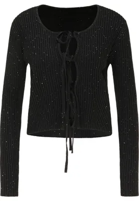 Zdjęcie produktu dla Kardigan damski SKYLAH – czarny, rozmiar XL/XXL