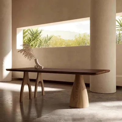 Produktbild von 360Home Massiv Holz Esstisch Langer Tisch 1.8m